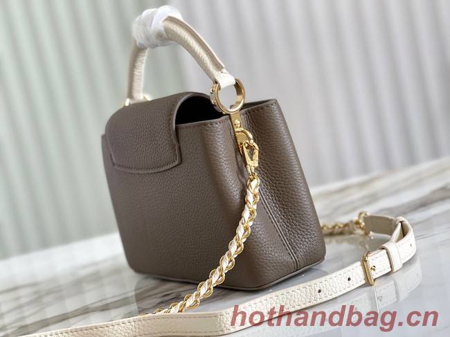 Louis Vuitton CAPUCINES PM M57228 Smokey Brown Green