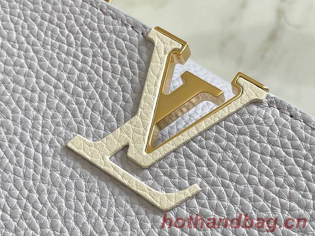 Louis Vuitton CAPUCINES BB M57227 Pearl White