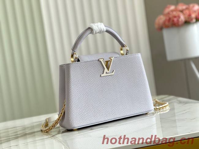 Louis Vuitton CAPUCINES BB M57227 Pearl White