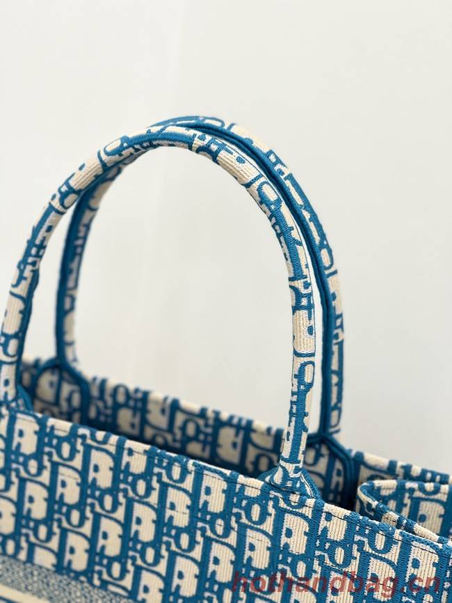 DIOR BOOK TOTE Embroidery C1287-26 blue