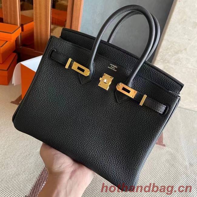 Hermes original Togo Leather HB25O Black