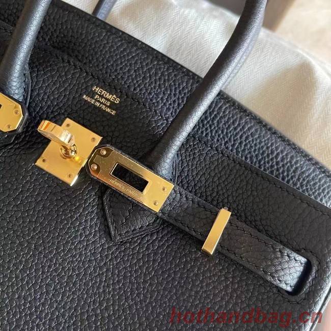 Hermes original Togo Leather HB25O Black