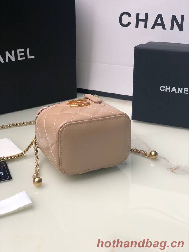 Chanel mini Shoulder Bag Lambskin & Gold-Tone Metal AP2292 pink