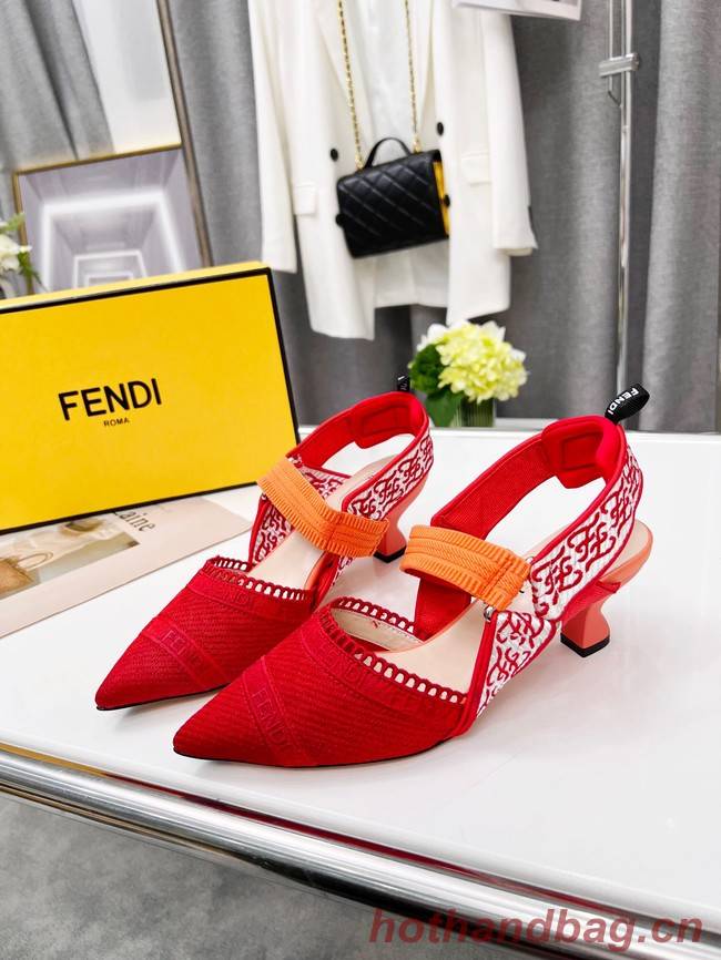 Fendi SANDAL 91029-2 Heel 5.5CM