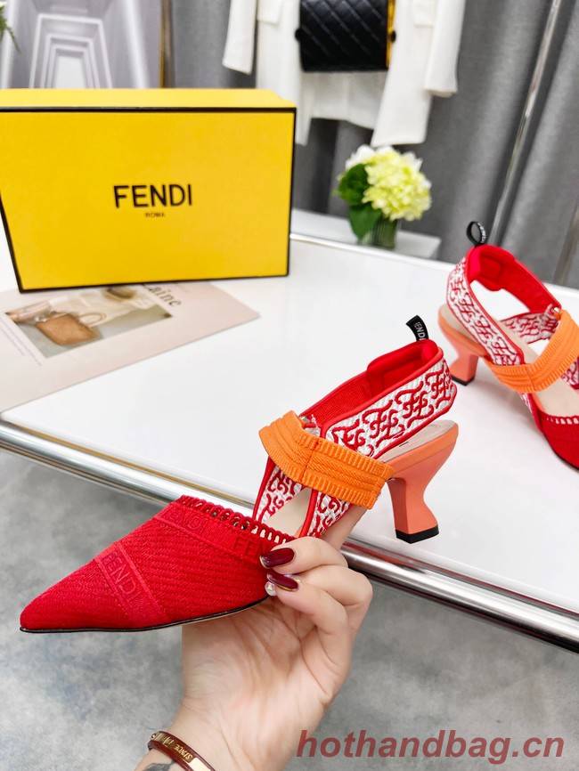 Fendi SANDAL 91029-2 Heel 5.5CM