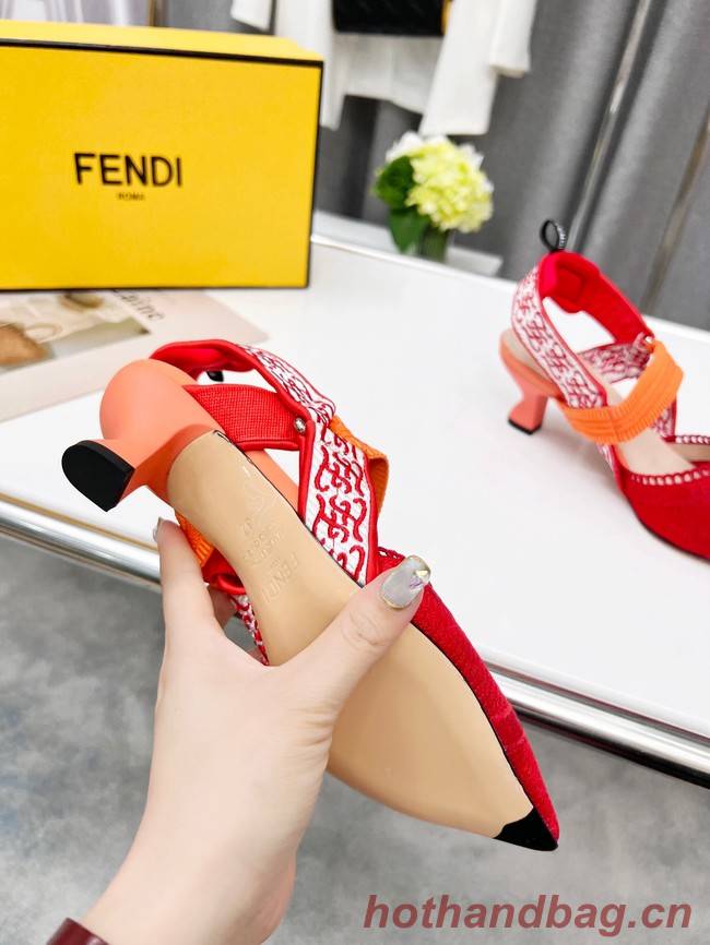 Fendi SANDAL 91029-2 Heel 5.5CM