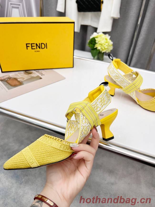 Fendi SANDAL 91029-3 Heel 5.5CM