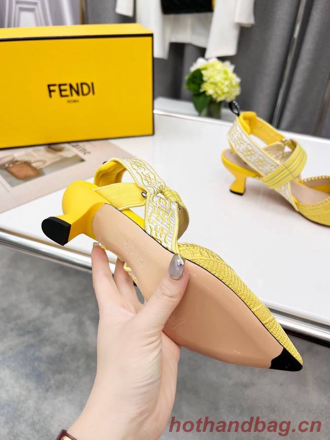 Fendi SANDAL 91029-3 Heel 5.5CM