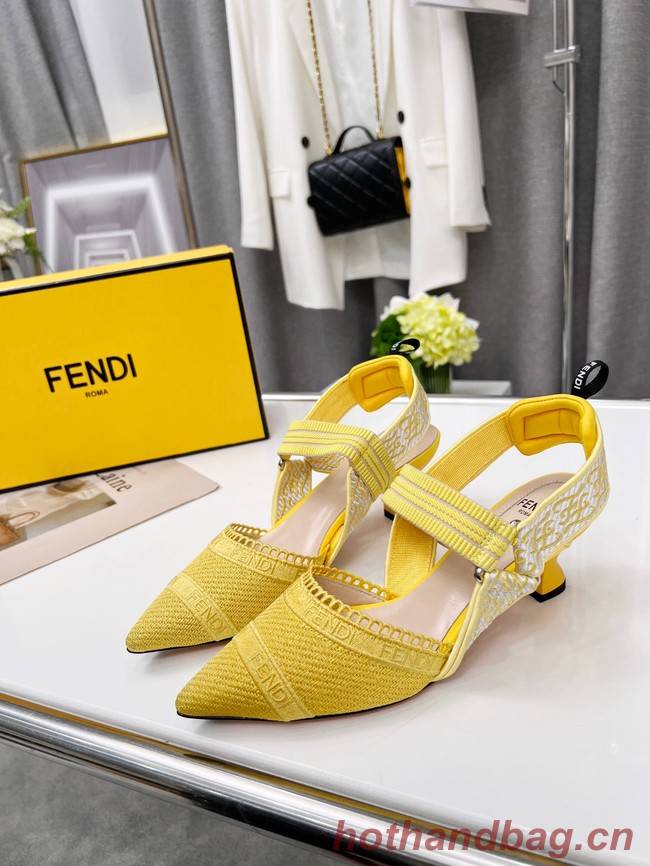 Fendi SANDAL 91029-3 Heel 5.5CM