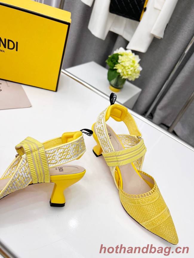 Fendi SANDAL 91029-3 Heel 5.5CM