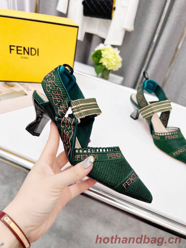 Fendi SANDAL 91029-4 Heel 5.5CM