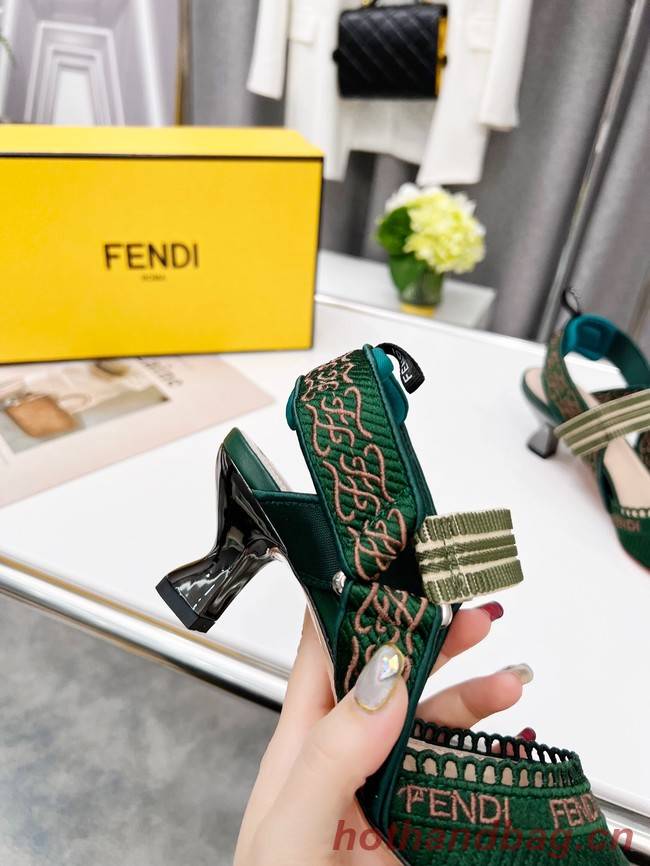 Fendi SANDAL 91029-4 Heel 5.5CM