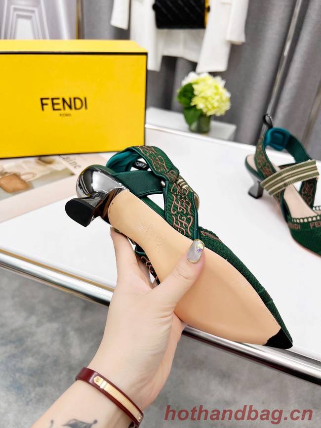 Fendi SANDAL 91029-4 Heel 5.5CM