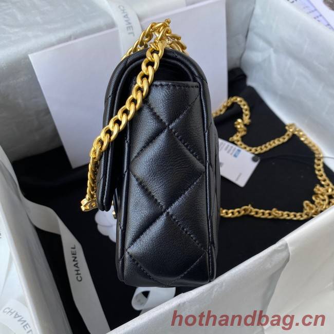 Chanel Flap Lambskin small Shoulder Bag AS3114 black