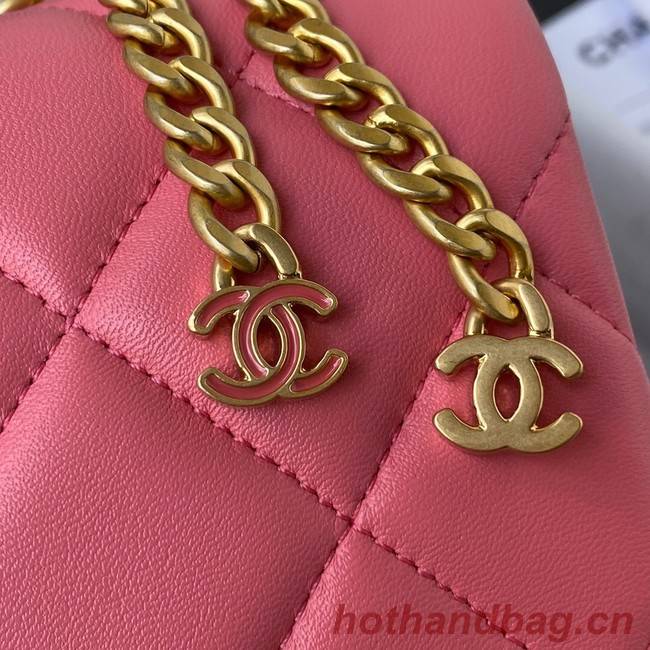 Chanel Flap Lambskin small Shoulder Bag AS3114 pink