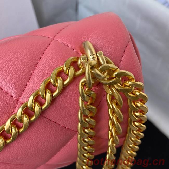 Chanel Flap Lambskin small Shoulder Bag AS3114 pink