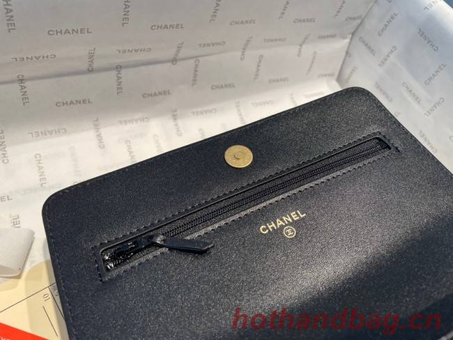 Chanel mini Shoulder Bag Grained Calfskin&Gold-Tone Metal AP2804 black