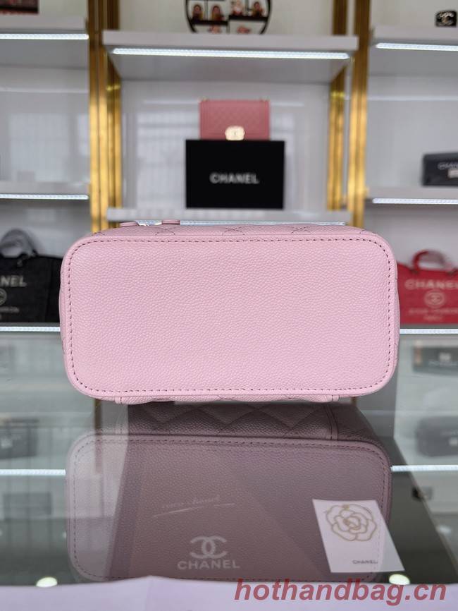 CHANEL HANDBAG Grained Calfskin&Gold-Tone Metal AP2805 pink