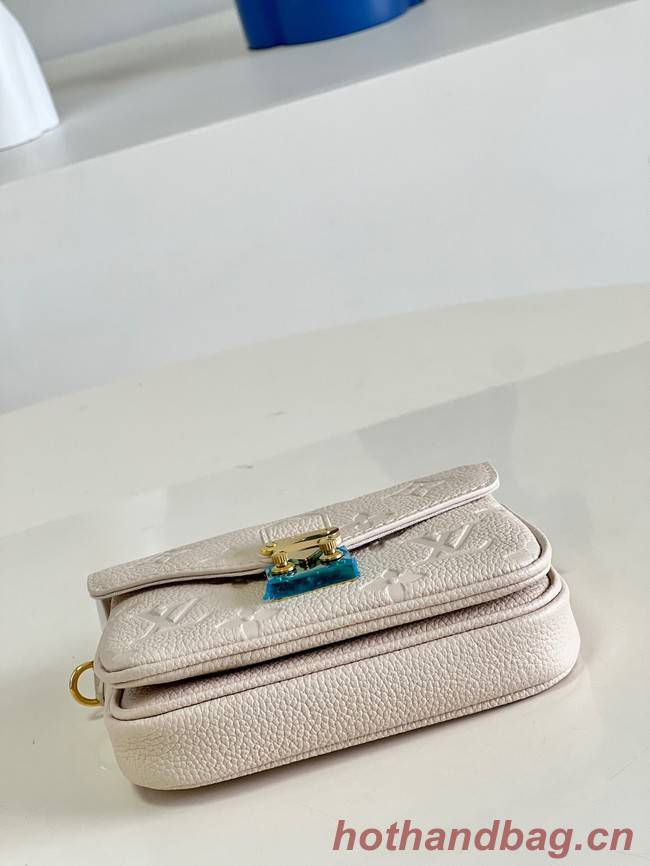 Louis Vuitton Monogram Empreinte POCHETTE METIS BB M81390 Creme