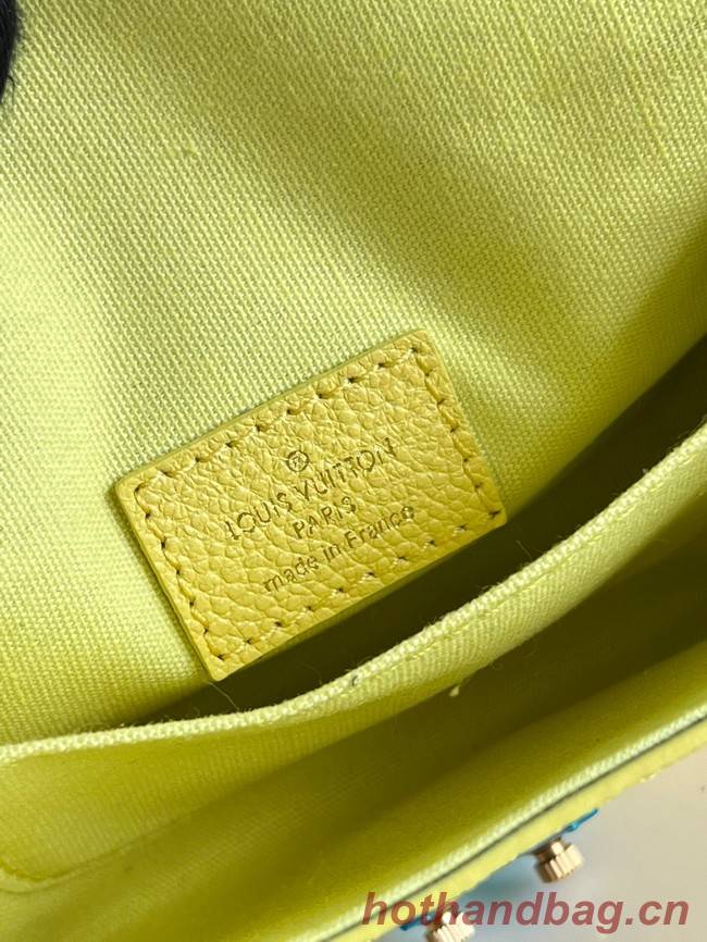 Louis Vuitton Monogram Empreinte POCHETTE METIS BB M81390 yellow