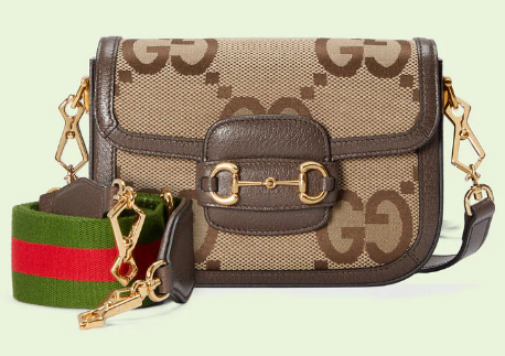 Gucci Horsebit 1955 jumbo GG mini bag 658574 brown