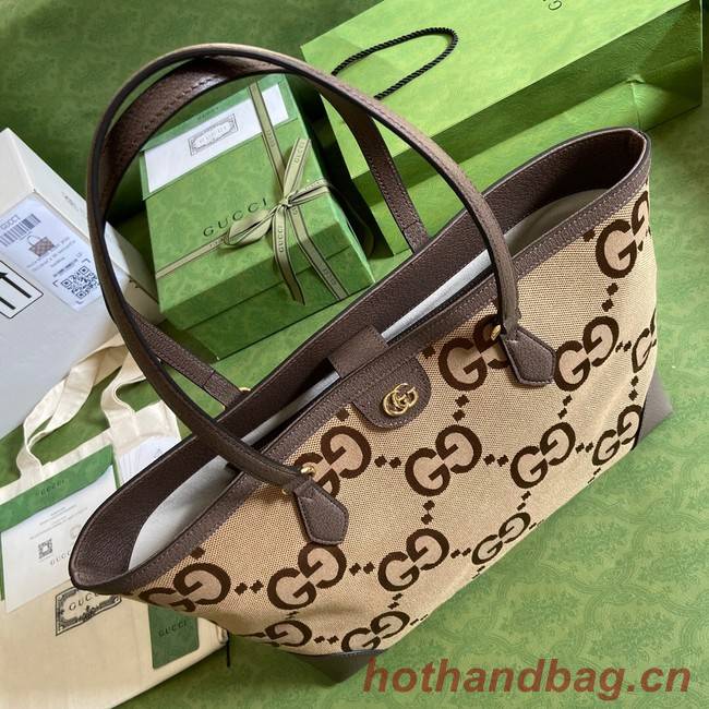 Gucci Ophidia jumbo GG medium tote 631685-2 Brown