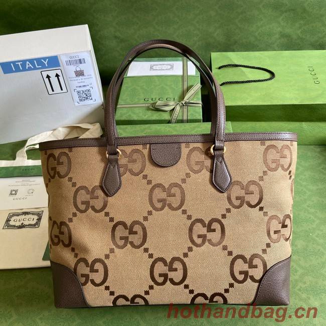 Gucci Ophidia jumbo GG medium tote 631685-2 Brown