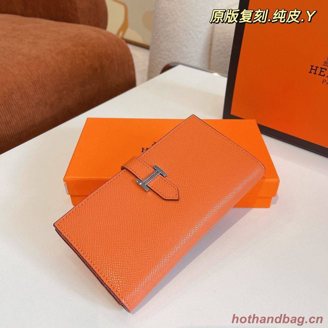 Hermes Bearn Japonaise Bi-Fold Wallet Espom Leather A208