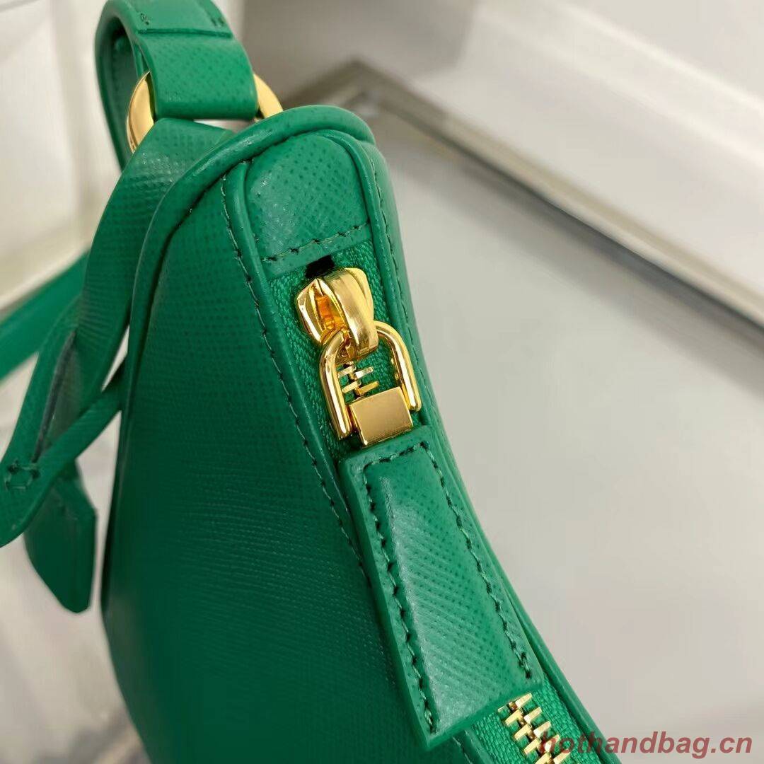 Prada Small Saffiano leather shoulder bag 1BD330 green