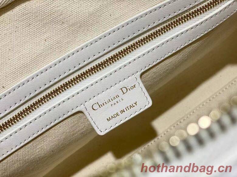 DIOR medium leather tote Bag C9189 gold