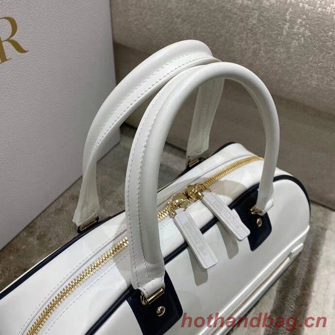 DIOR medium leather tote Bag C9189 white