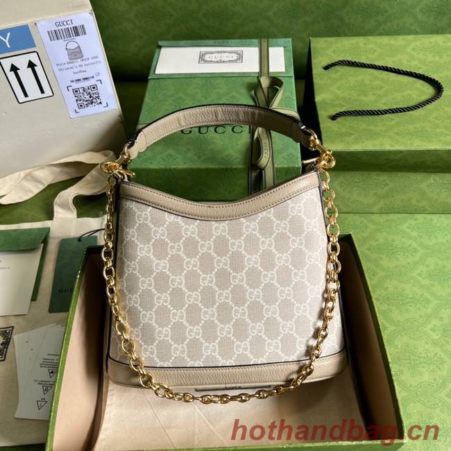 Gucci Large shoulder bag with Interlocking G 696011 Beige