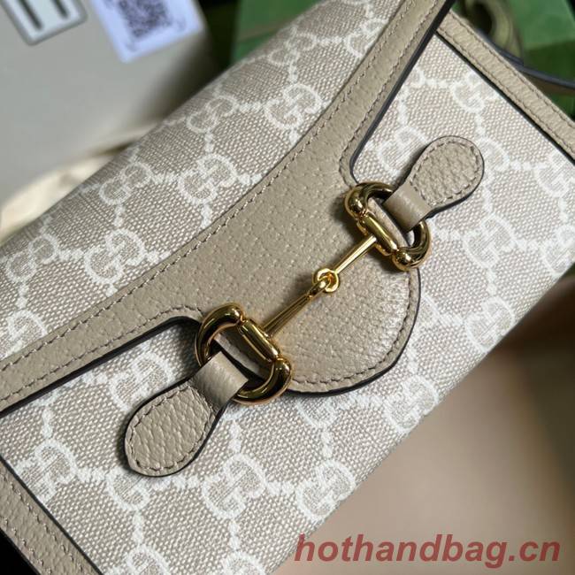 Gucci shoulder bag with Interlocking G 699296 Beige