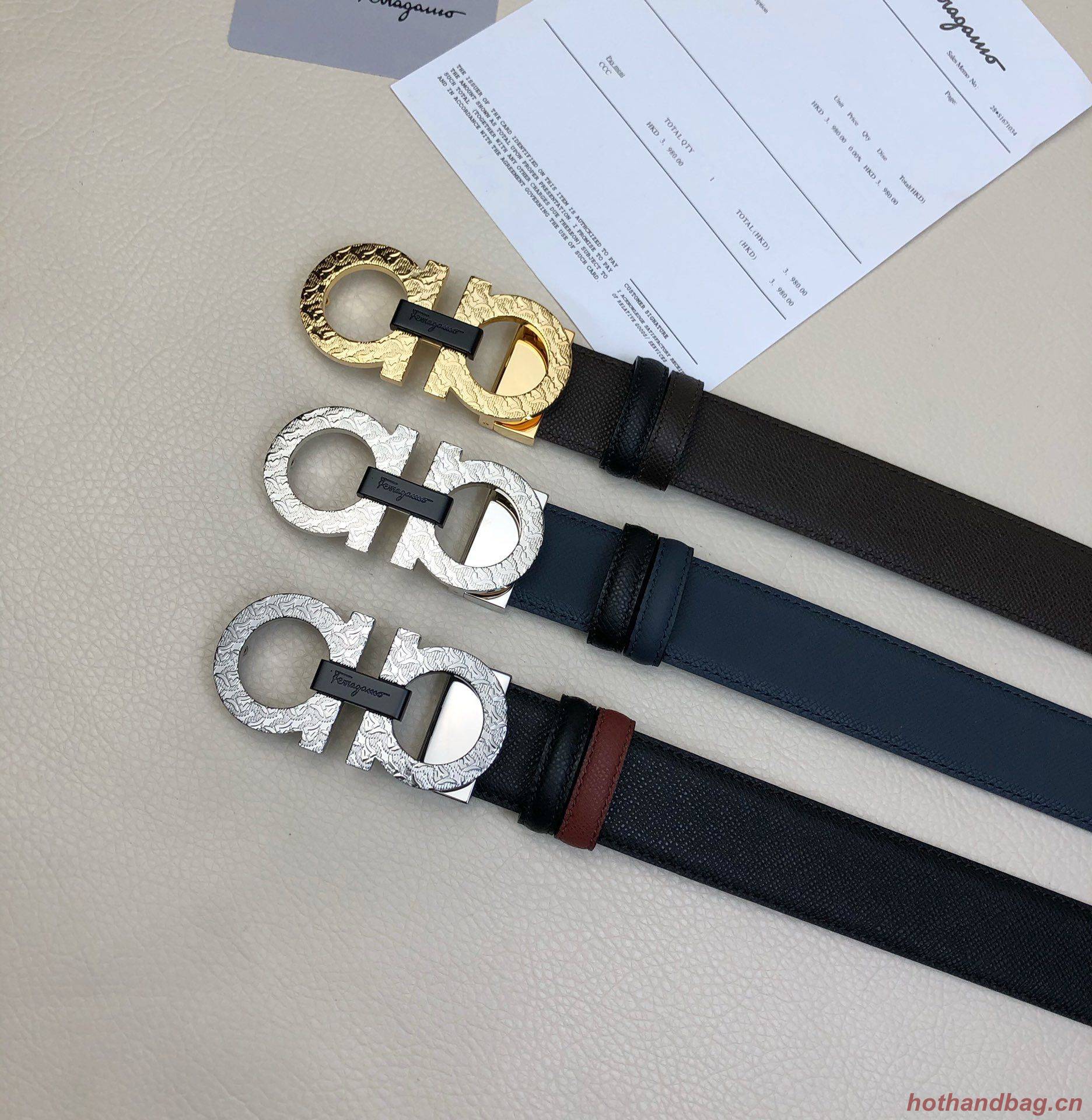 Ferragamo Belt 35MM SFB00015-1