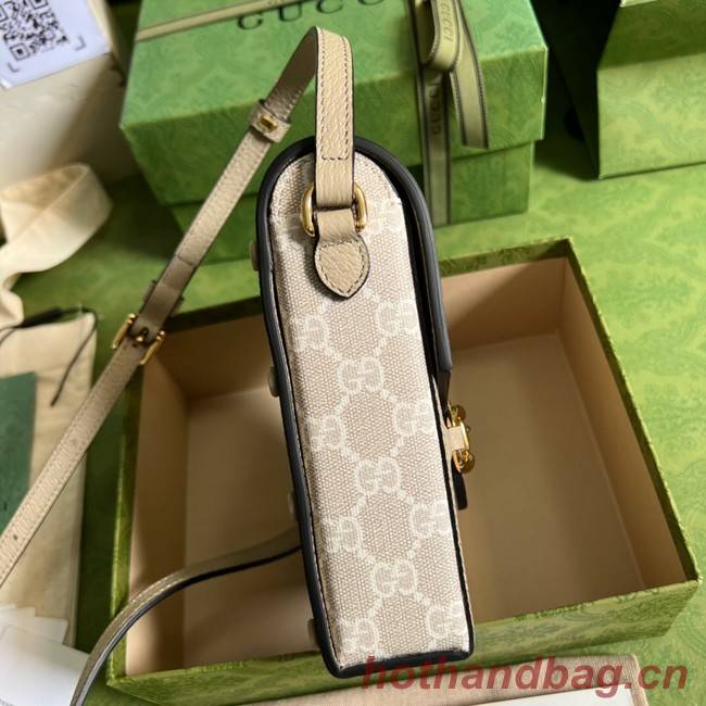 Gucci Horsebit 1955 mini bag 625615 Beige