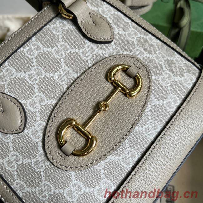 Gucci Ophidia small top handle bag with Web 677212 Beige