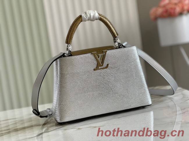 Louis Vuitton CAPUCINES BB M59266 silver