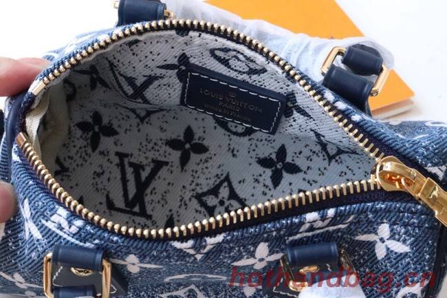 Louis Vuitton NANO SPEEDY M81213 blue