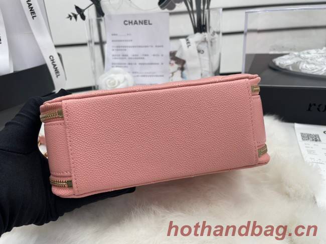 CHANEL HANDBAG Grained Calfskin&Gold-Tone Metal AP3222 pink