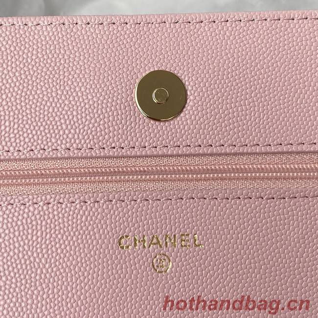 Chanel Grained Calfskin small Shoulder Bag AP2734 pink