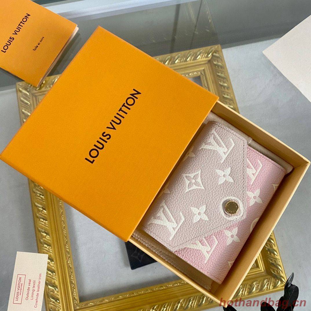 Louis Vuitton VICTORINE WALLET M81289 Pink&Yellow