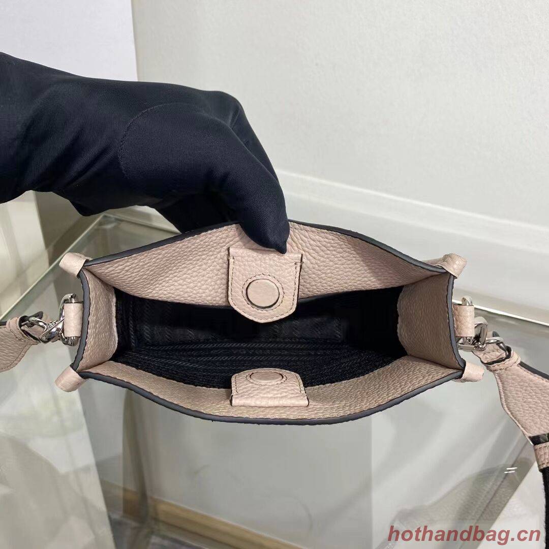 Prada Leather mini shoulder bag 1BH191 pink