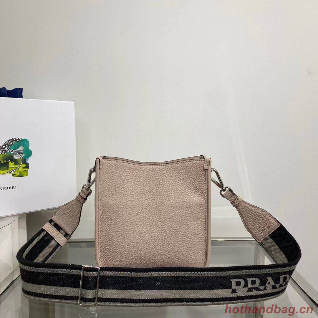 Prada Leather mini shoulder bag 1BH191 pink