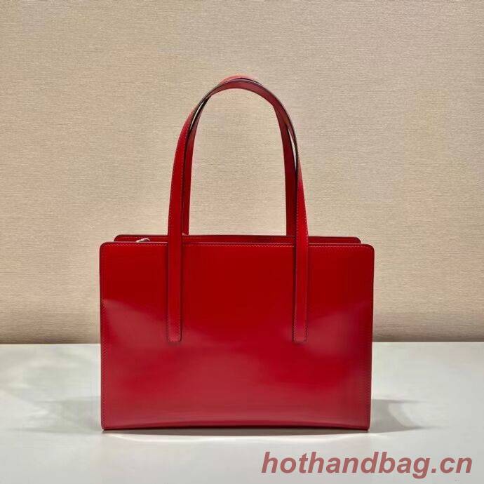 Prada Re-Edition 1995 brushed-leather medium handbag 1BA350 red