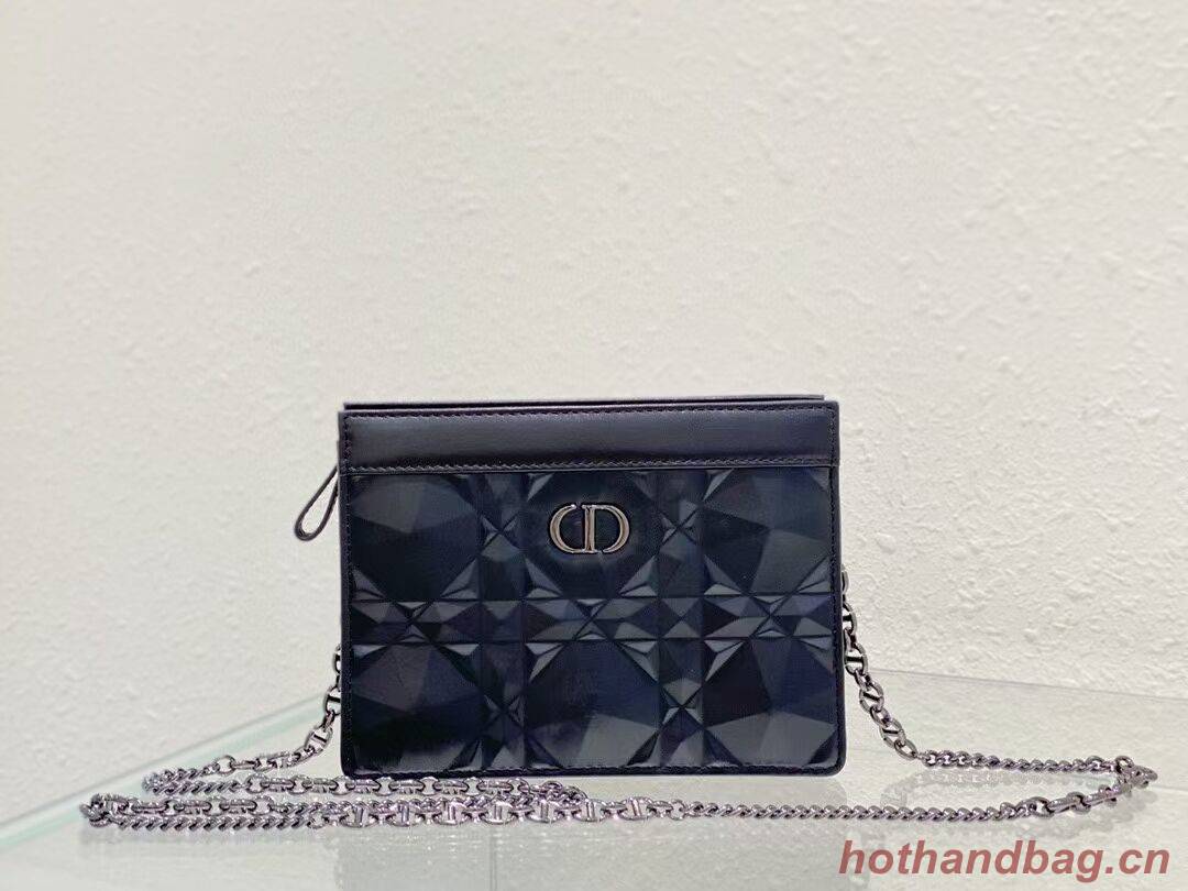 DIOR MINI BOBBY BAG Cannage Calfskin C2806 black