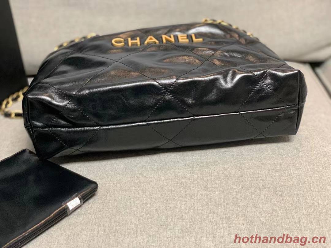 Chanel Calf leather shopping bag AS3261 black