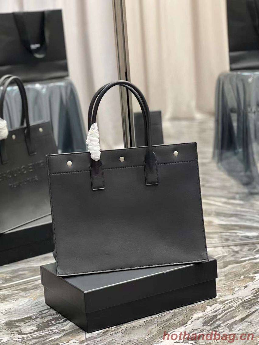 Yves Saint Laurent Calf leather shopping bag Y677481 black