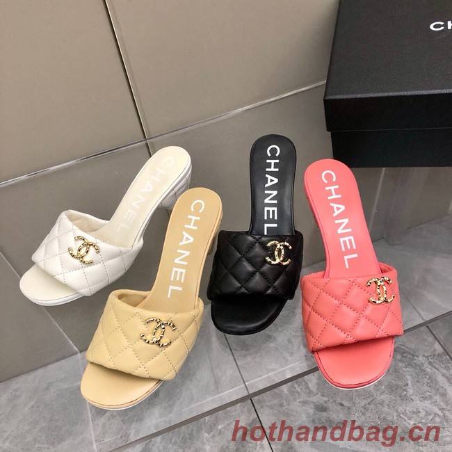 Chanel slipper 65125-4 Heel 6CM