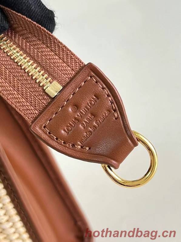 Louis Vuitton TOILETRY POUCH ON CHAIN M81366 Caramel Brown