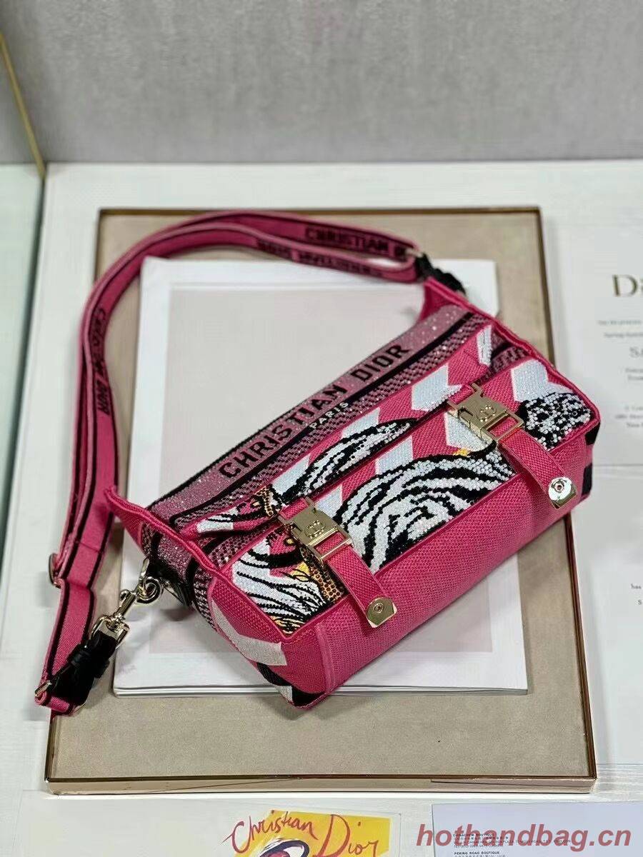 DIOR BOBBY BAG Embroidery C0803 pink